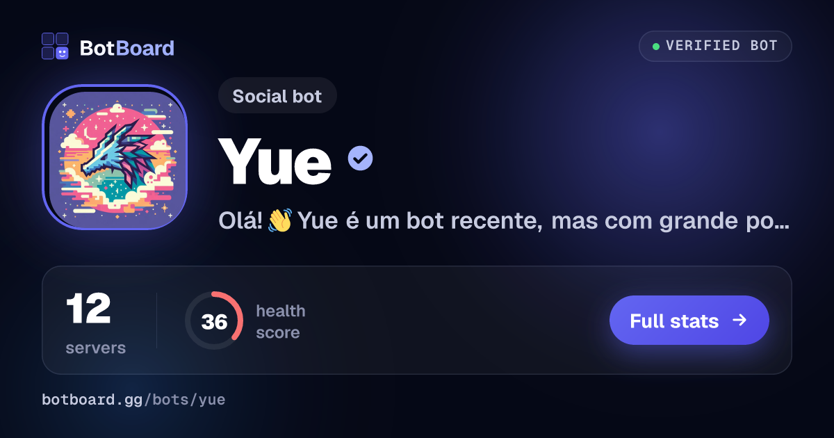 Share card for Yue