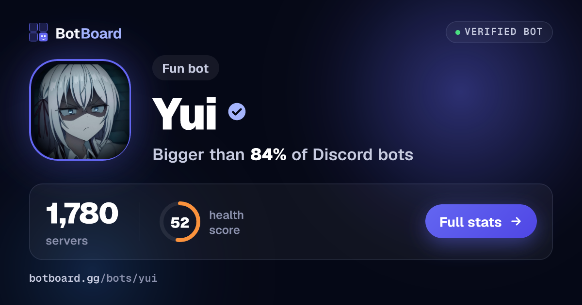 Share card for Yui