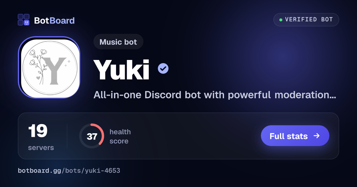 Share card for Yuki