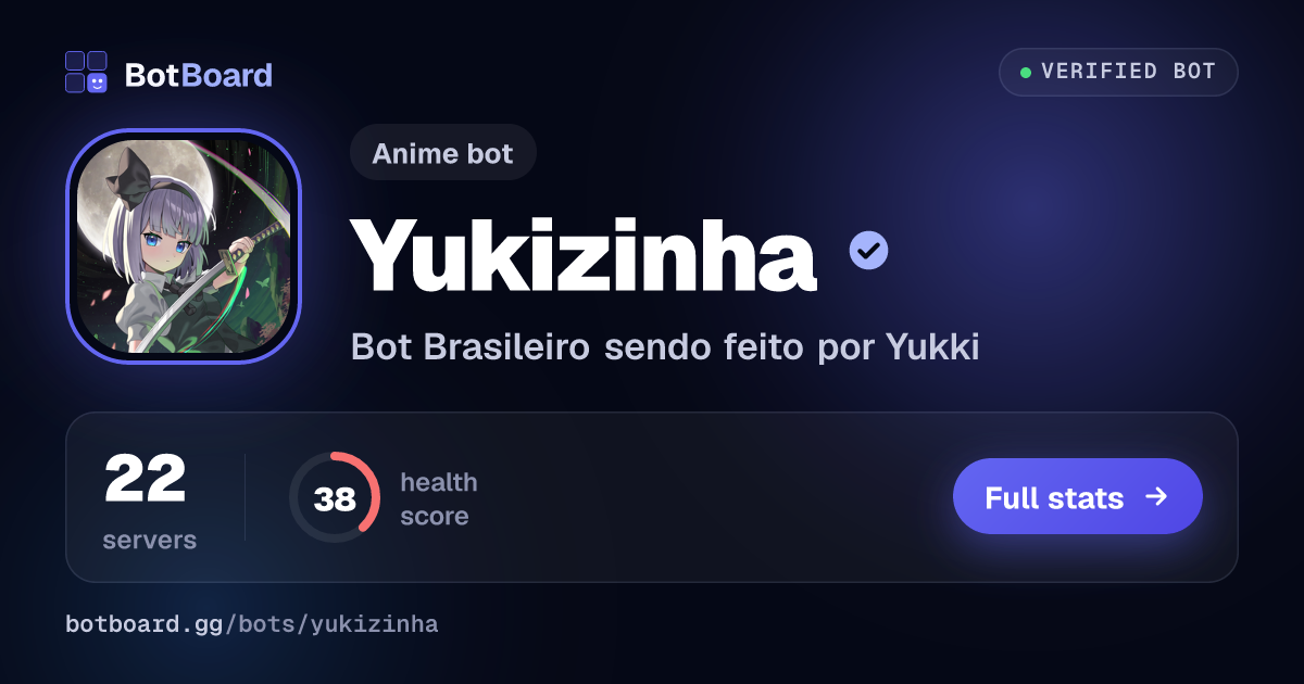 Share card for Yukizinha