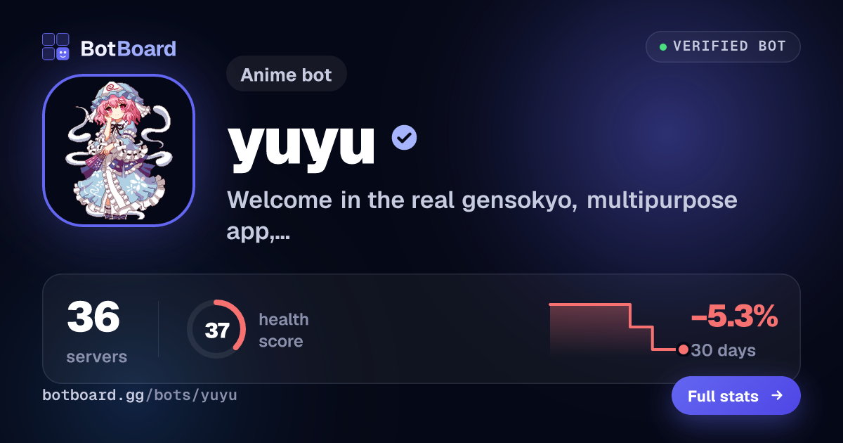 Share card for yuyu