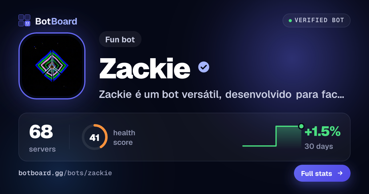 Share card for Zackie