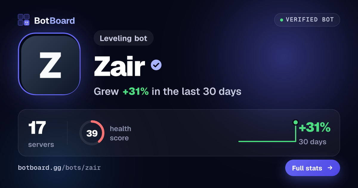 Share card for Zair