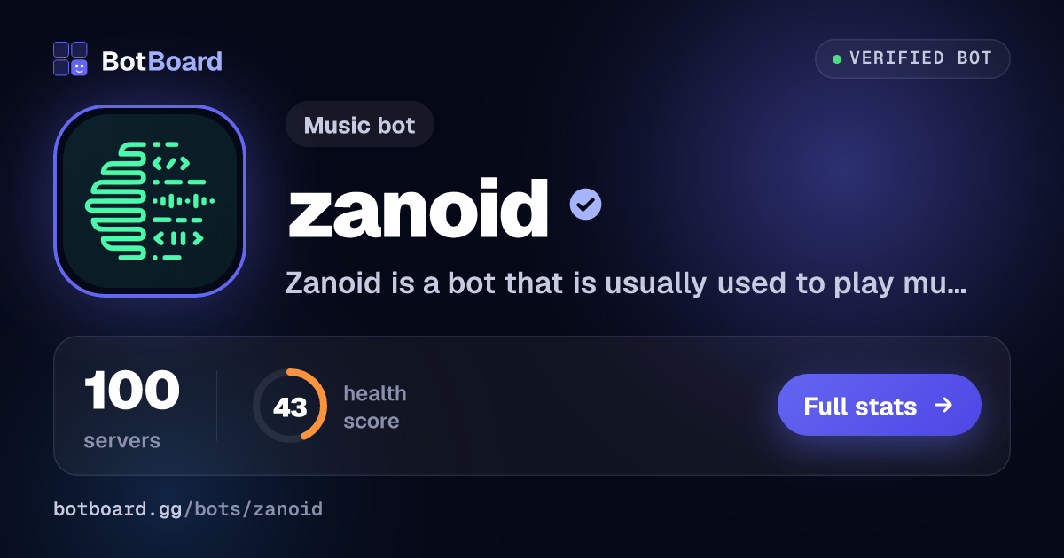 Share card for zanoid