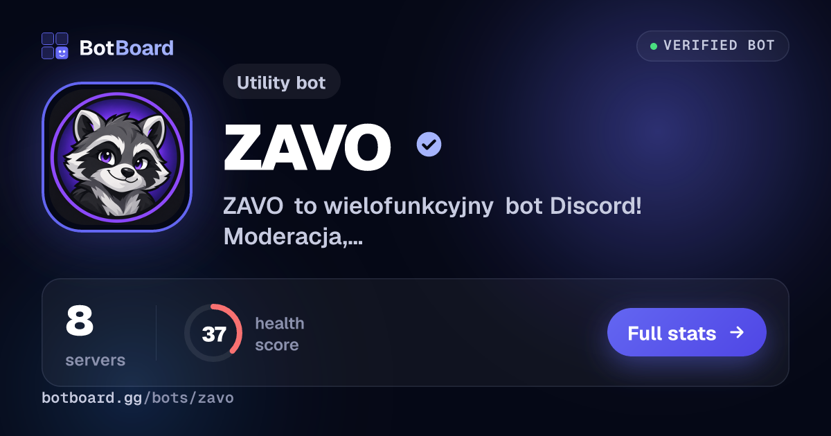 Share card for ZAVO