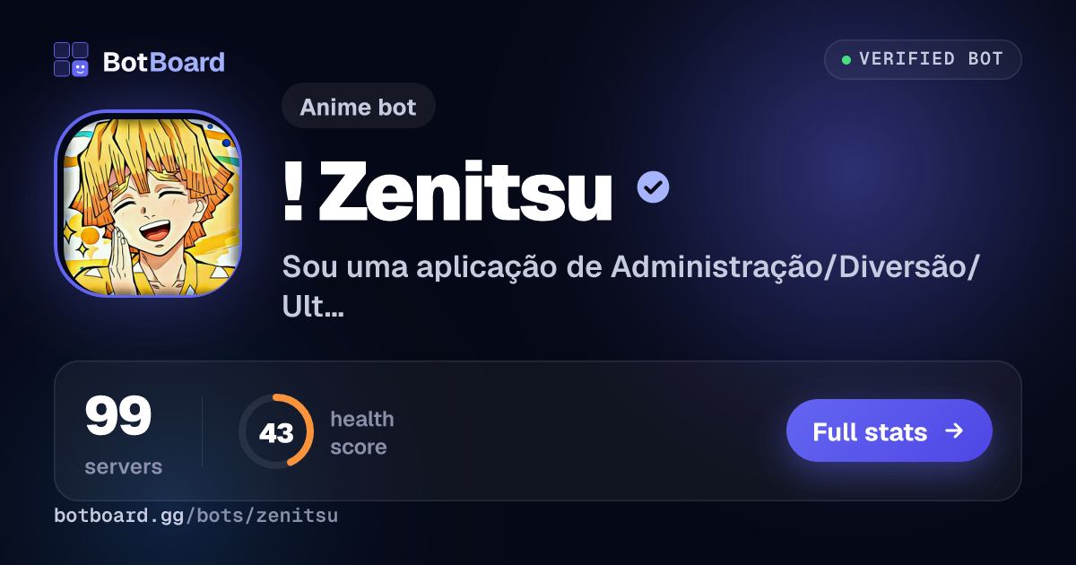 Share card for ! Zenitsu