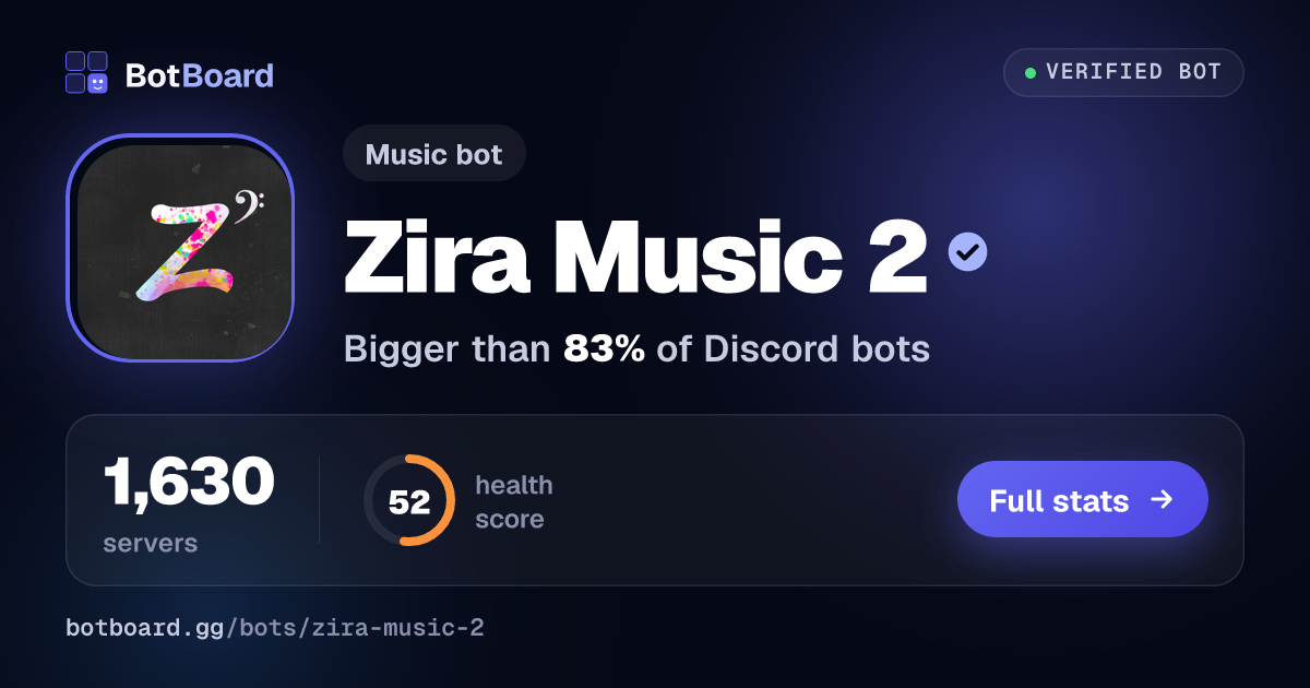 Share card for Zira Music 2