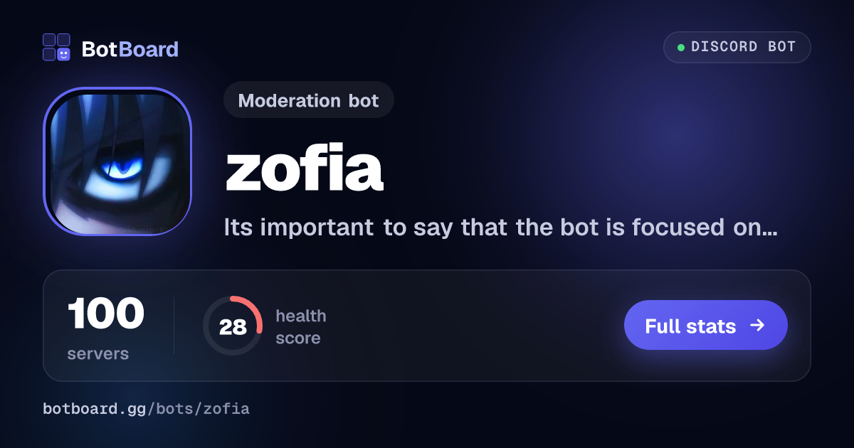 Share card for zofia