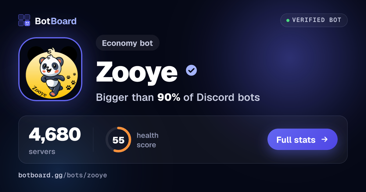 Share card for Zooye